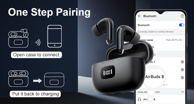 bluetooth earbuds