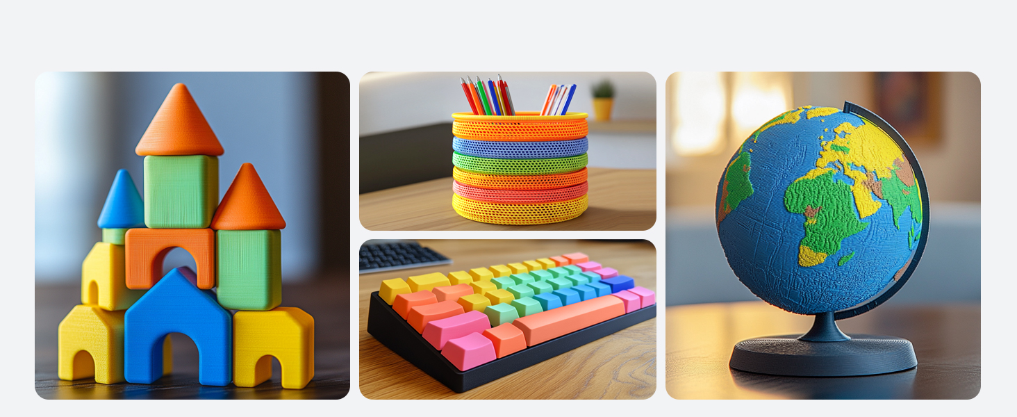 SUNLU 3D Printer Filament Bundle, 1kg Refill Filament