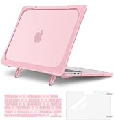 MOSISO Compatible with MacBook Air 13 inch Case 2024 2023 2022 M3 A3113 M2 A2681, Heavy Duty Plas...