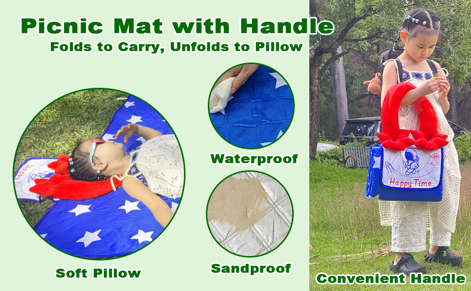 picnic blankets waterproof foldable
