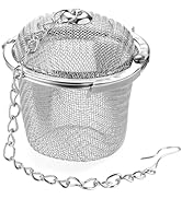 DOPUDO Tea Strainers for Loose Tea, 3pcs Extra Fine Mesh Tea Infuser, 304 Stainless Steel, Loose ...