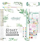 Ospelelf Budget Planner 2024-2025 Bill Organizer with Stickers, 8.5 x 11'' Budget Book with 12 Po...