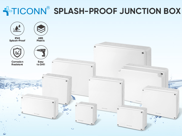 splash-proof junction box