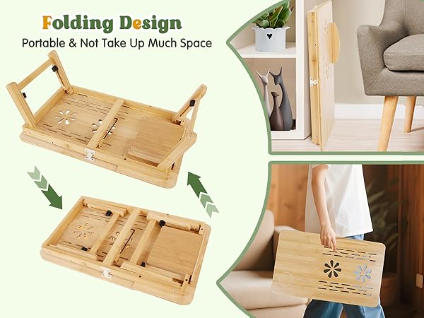 Bamboo Laptop Desk