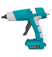 HHieratic Cordless Hot Glue Gun for Makita 18V Battery,Craft Glue Guns with Digital Display,Tempe...