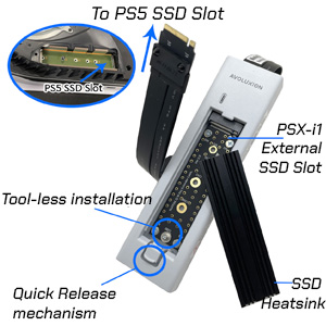 PS5 SSD Upgrade Kit heatsink