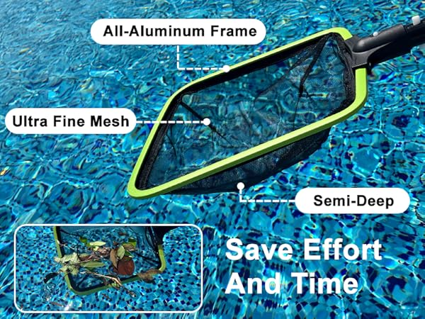 The reinforced frame makes it good enough for home pools