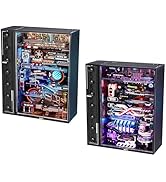 ROKR 3D Puzzles Building Toy Sets Marble Run Model Kits for Adults MR01S+MR02S Parallel World The...