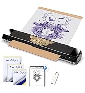 ORGBRO Tattoo Stencil Printer, X8 Thermal Tattoo Transfer Printer with 30pcs Transfer Paper, A4/A...