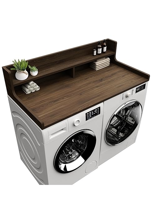 washer dryer countertop with shelf washer dryer topper laundry topper for washer dryer countertop