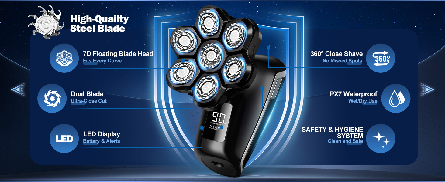 electric head shaver