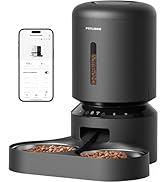 PETLIBRO Automatic Cat Feeder for 2 Cats, 5G&amp;2.4G WiFi Pet Feeders, 5L Programmable Cat Food Disp...