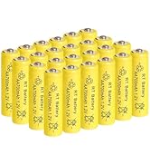 AODTOSIP Ni-MH Rechargeable AA Batteries, AA Battery 700mAh 1.2V High Capacity Rechargeable Batte...