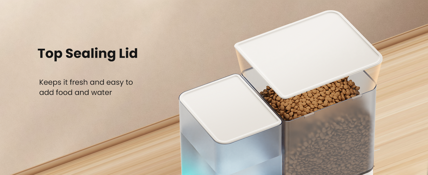 Automatic Cat Feeder and Water Dispenser