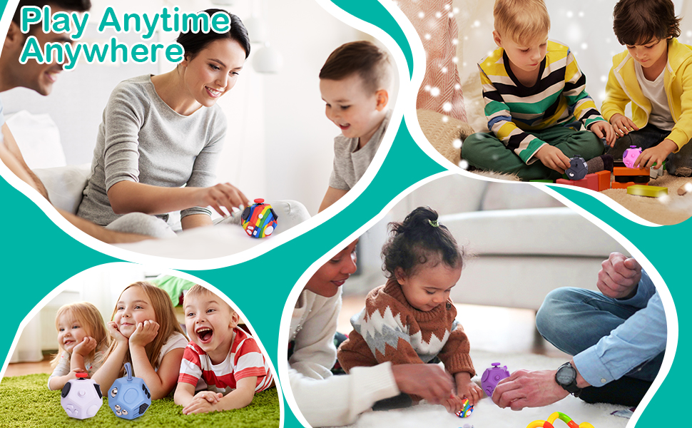 Play anytime anywhere small fidget cube toys