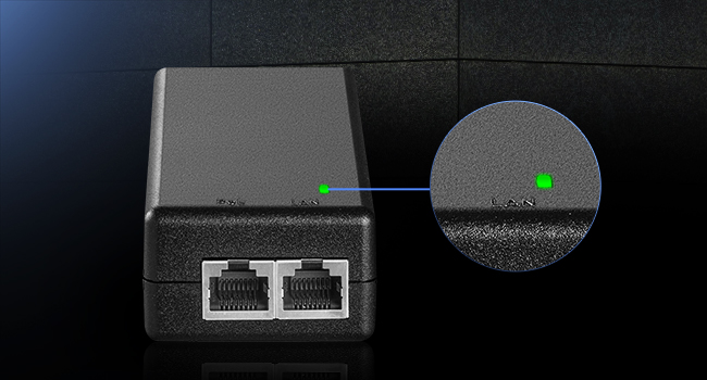 Gigabit 30W POE Injector