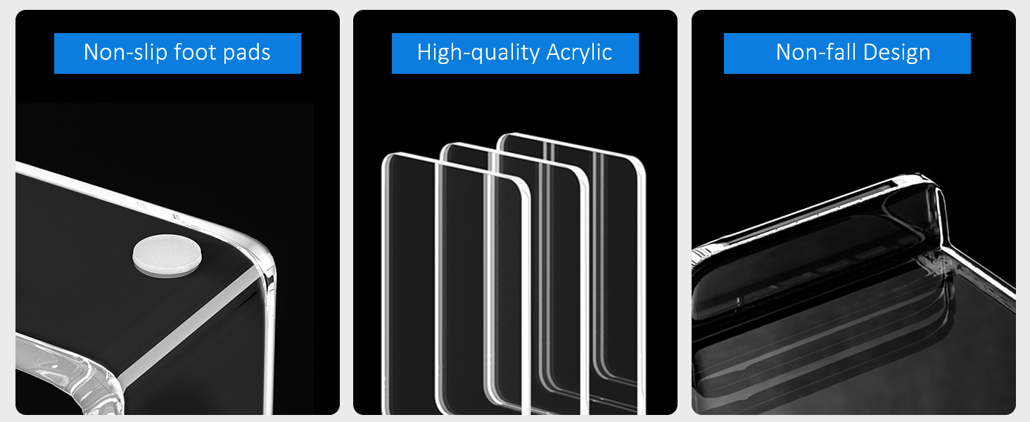 FUCDTEFC Acrylic Laptop Stand for Desk