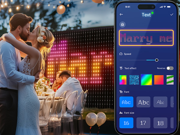 Smart LED Curtain Lights OUTDOOR