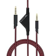 Mcbazel 2M 6.5 Feet Replacement Headset Cable with Volume Control for Astro A10/ A30/ A40, Headse...