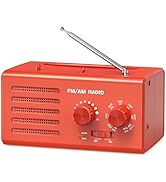 AM FM Radio Portable,Goodes Transistor Radio Plug in Wall Battery Powered with Best Reception, Lo...