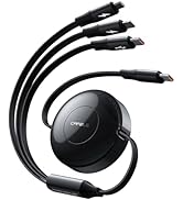 CAFELE Upgraded Retractable USB C Cable, 100W Multi Charging Cable, 3 in 1 Fast Charging Charger ...
