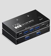 USB 3.0 Switch,USB Switcher 2 Computers Sharing 2