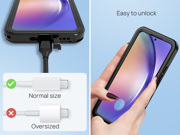 Compatible for fingerprint unlocking