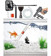 QZQ Aquarium Gravel Cleaner [2025 Edition] Vacuum Fish Tank Vacuum Cleaner Tools for Aquarium Wat...