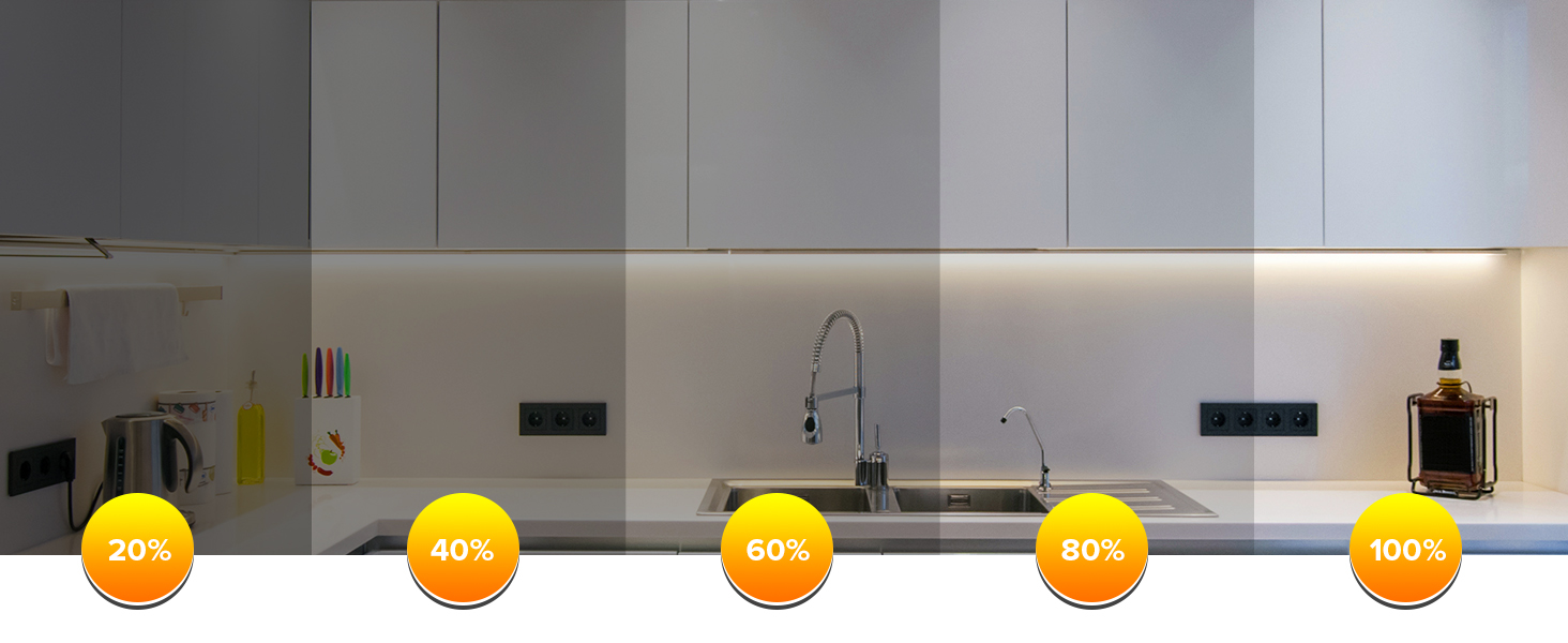 the different types of lighting in the kitchen