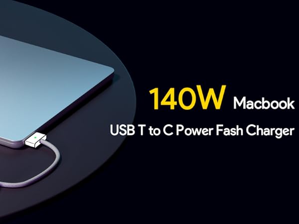 140W Mac book USB T to C 3 Power Fash Charger
