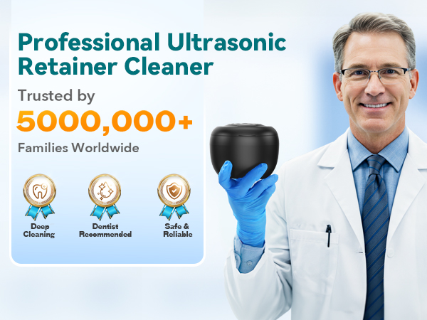 Professional Ultrasonic Retainer Cleaner