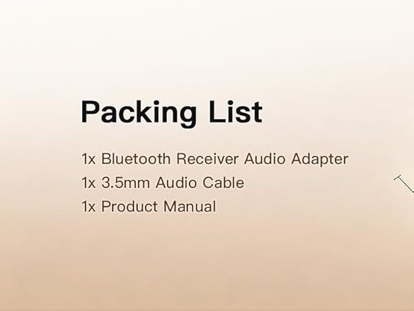 Packing List