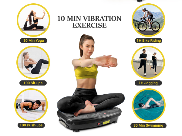 Vibration Plate Exercise Machine for Home Gym