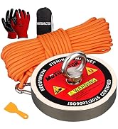 MUTUACTOR Fishing Magnet Kit,Super Power Fishing Magnet Heavy Duty,F4.21’’Permanent Neodymium Rar...