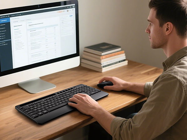 wireless keyboard and mouse rechargeable