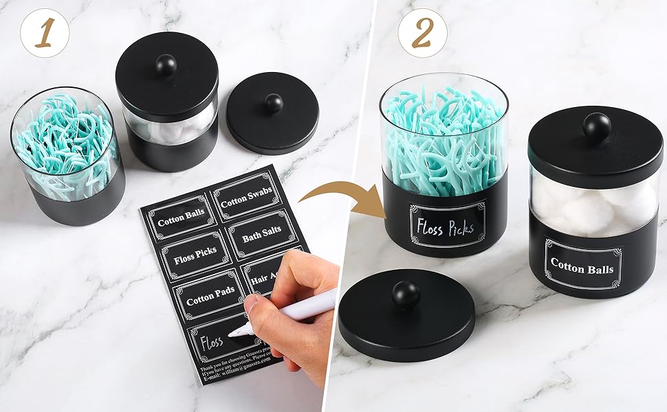 Black Apothecary Jars 4012A4