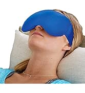 Bed Buddy Sinus Headache Relief Mask - Heated Eye Mask and Cold Eye Mask - Eye Ice Pack Mask for ...