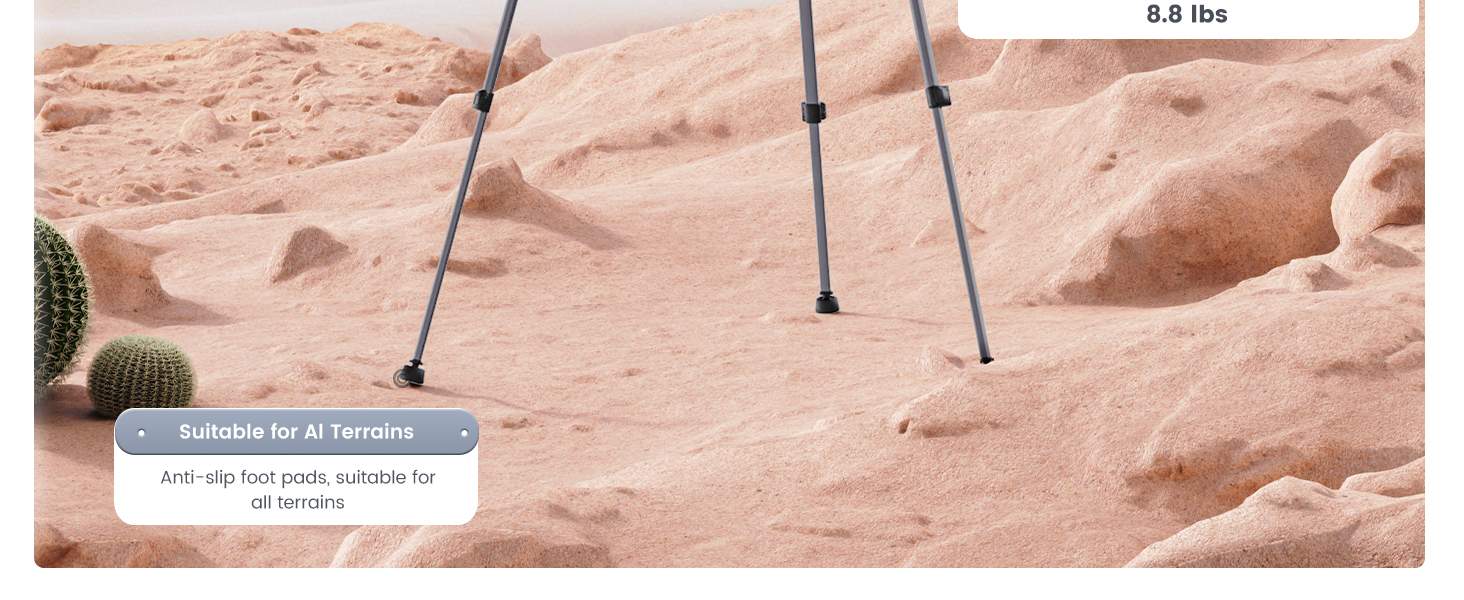 tripod character, 74 inch, aluminium alloy