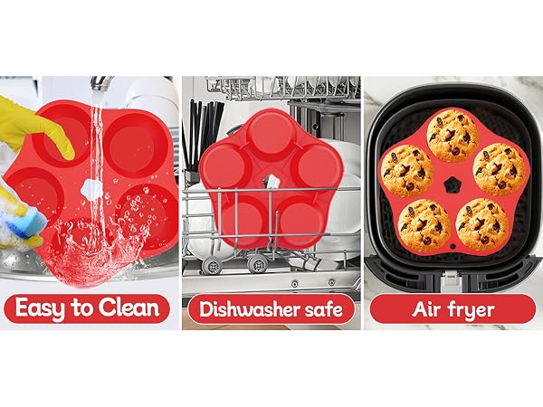 silicone muffin cups for baking