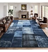 DweIke Washable 6x9 Area Rugs for Living Room, Modern Large Soft Bedroom Rug, Stain Resistant and...