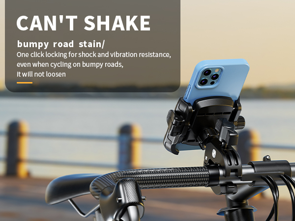 motorcycle phone mount for handlebar