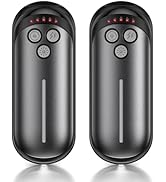 Rechargeable Hand Warmers 2 Pack, 6000mAh Electric Hand Warmer Rechargeable, 2 in 1 Portable Hand...