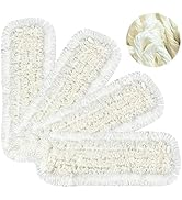 GleamGaGa Microfiber Mop Pads 4 Pieces for Floor Cleaning, Fit GleamGaGa Dust Mop: B0G4V5TW9N, Tw...