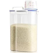 Viretec Rice Storage Container, 5Lbs Dry Food Airtight Container, Pet Dog Cat Food Canister, BPA ...