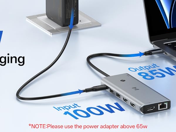 docking station with power supply