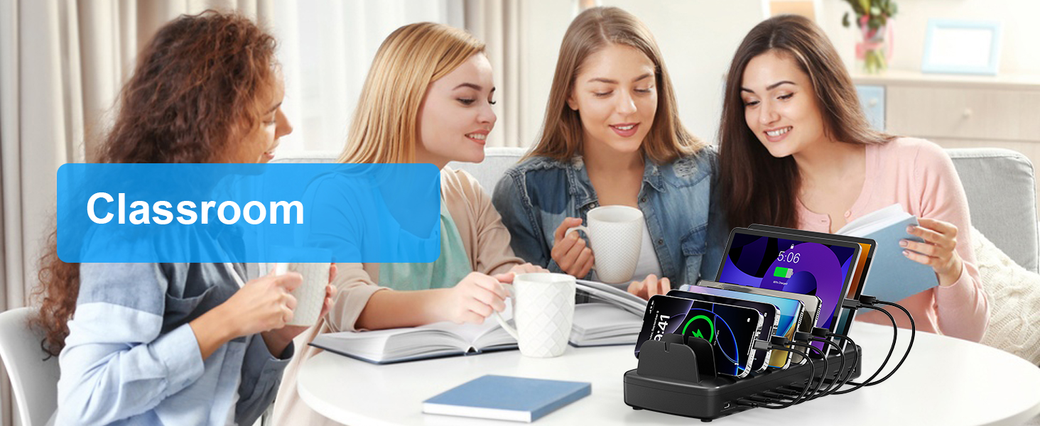 10 port charging station for Classroom