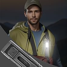 clip on flashlight edc flat