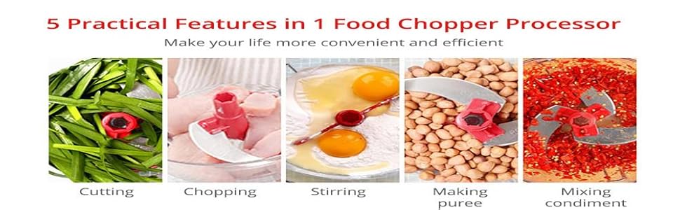 manual food processor vegetable chopper