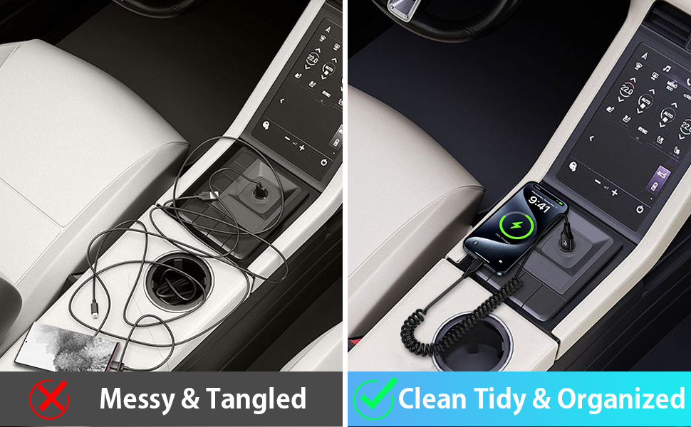 android auto phone charger samsung galaxy s25 ultra retractable iphone 16 pro pixel 9 usb c cable