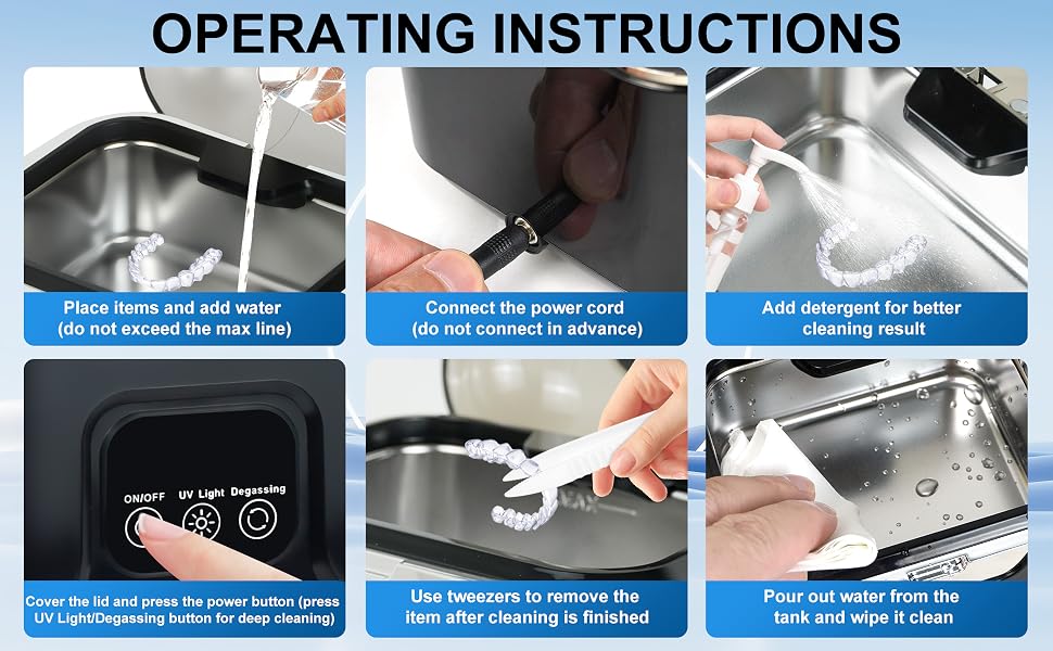 UV Dental Cleaning Pod Night Guard Cleaner for Dentures